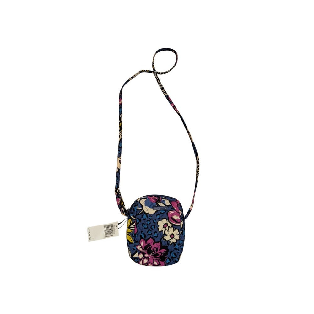Vera Bradley African Violet Mini Hipster Crossbody Purse Retired Boho